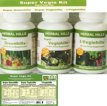 Herbal Hills Super Vegie Kit Super Vegiehills - green food supplement