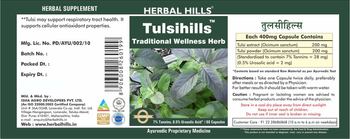 Herbal Hills Tulsihills - herbal supplement