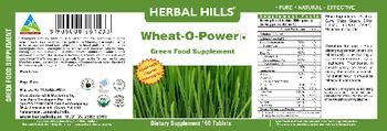 Herbal Hills Wheat-O-Power Green Food Supplement - green food supplement