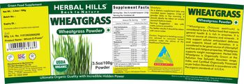Herbal Hills Wheatgrass - green food supplement