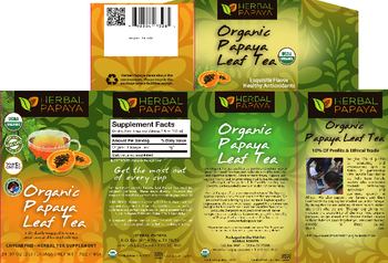 Herbal Papaya Organic Papaya Leaf Tea - herbal tesupplement