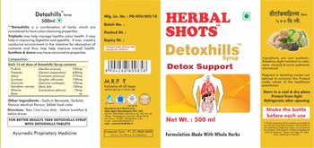 Herbal Shots Detoxhills Syrup - supplement