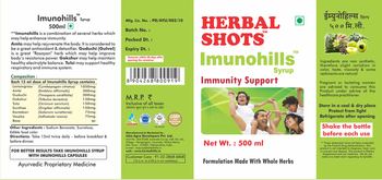 Herbal Shots Imunohills Syrup - supplement