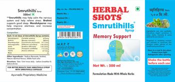 Herbal Shots Smrutihills Syrup - supplement