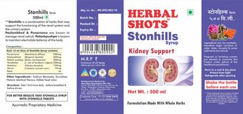 Herbal Shots Stonhills Syrup - supplement