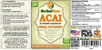 Herbal Terra Acai - herbal supplement