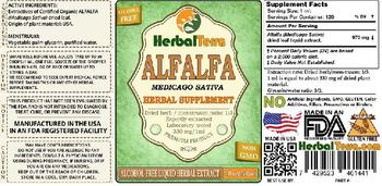 Herbal Terra Alfalfa - herbal supplement