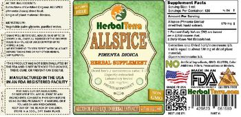 Herbal Terra Allspice - herbal supplement