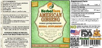 Herbal Terra American Ginseng - herbal supplement