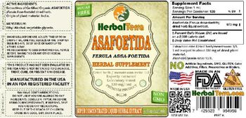 Herbal Terra Asafoetida - herbal supplement