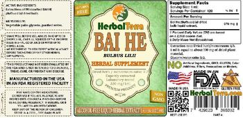 Herbal Terra Bai He - herbal supplement