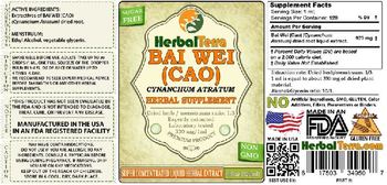 Herbal Terra Bai Wei (Cao) - herbal supplement