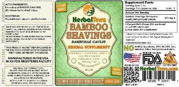 Herbal Terra Bamboo Shavings - herbal supplement