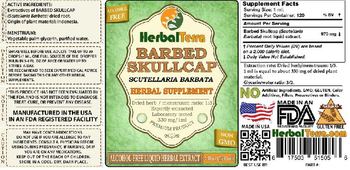 Herbal Terra Barbed Skullcap - herbal supplement