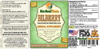 Herbal Terra Bilberry - herbal supplement