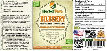 Herbal Terra Bilberry - herbal supplement