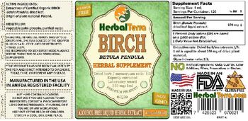 Herbal Terra Birch - herbal supplement