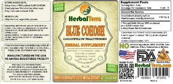 Herbal Terra Blue Cohosh - herbal supplement