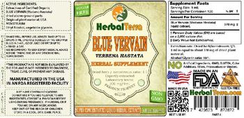 Herbal Terra Blue Vervain - herbal supplement
