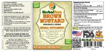 Herbal Terra Brown Mustard - herbal supplement