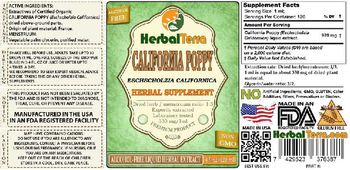 Herbal Terra California Poppy - herbal supplement