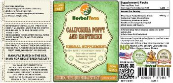 Herbal Terra California Poppy and Hawthorn - herbal supplement