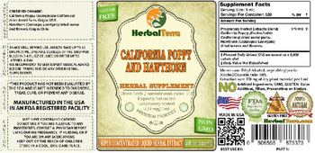 Herbal Terra California Poppy and Hawthorn - herbal supplement