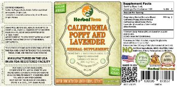 Herbal Terra California Poppy and Lavender - herbal supplement