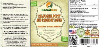 Herbal Terra California Poppy and Passionflower - herbal supplement