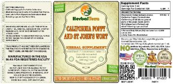 Herbal Terra California Poppy and St John's Wort - herbal supplement