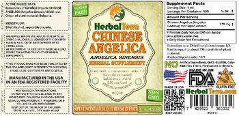 Herbal Terra Chinese Angelica Sugar Free - herbal supplement