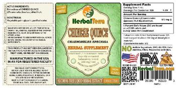 Herbal Terra Chinese Quince - herbal supplement