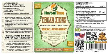 Herbal Terra Chuan Xiong - herbal supplement