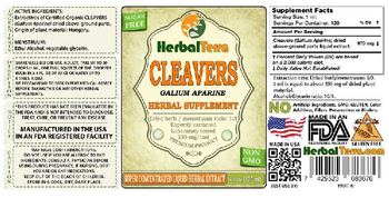 Herbal Terra Cleavers - herbal supplement