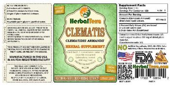 Herbal Terra Clematis - herbal supplement