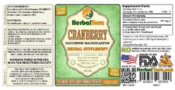 Herbal Terra Cranberry - herbal supplement