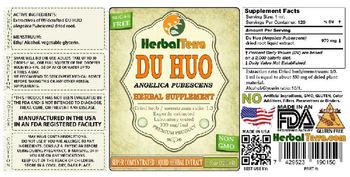 Herbal Terra Du Huo - herbal supplement