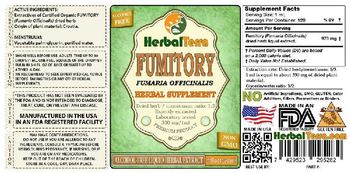 Herbal Terra Fumitory - herbal supplement