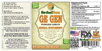 Herbal Terra Ge Gen - herbal supplement