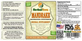 Herbal Terra Mandrake - herbal supplement