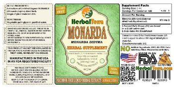 Herbal Terra Monarda - herbal supplement