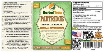Herbal Terra Partridge - herbal supplement
