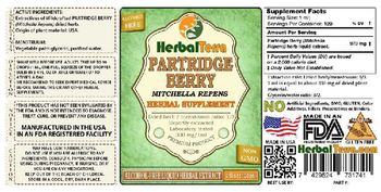 Herbal Terra Partridge Berry - herbal supplement