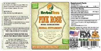 Herbal Terra Pink Rose - herbal supplement