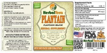 Herbal Terra Plantain - herbal supplement