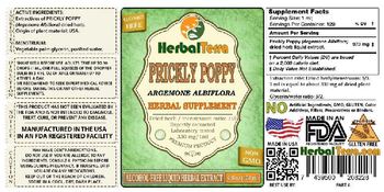 Herbal Terra Prickly Poppy - herbal supplement