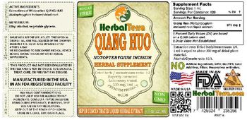 Herbal Terra Qiang Huo - herbal supplement