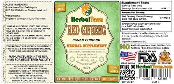 Herbal Terra Red Ginseng - herbal supplement
