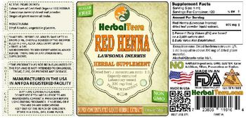 Herbal Terra Red Henna - herbal supplement