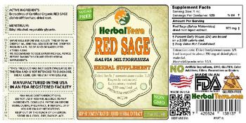Herbal Terra Red Sage - herbal supplement
